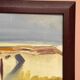 Original Swedish Oil on Panel – “Landscape” by JA 05 – Vintage & Framed – 58 × 48 cm (22.8" x 18.8")