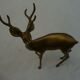Cerf laiton animalier vintage 70s