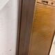 Vintage wooden filing cabinet / shutter cabinet / column cabinet