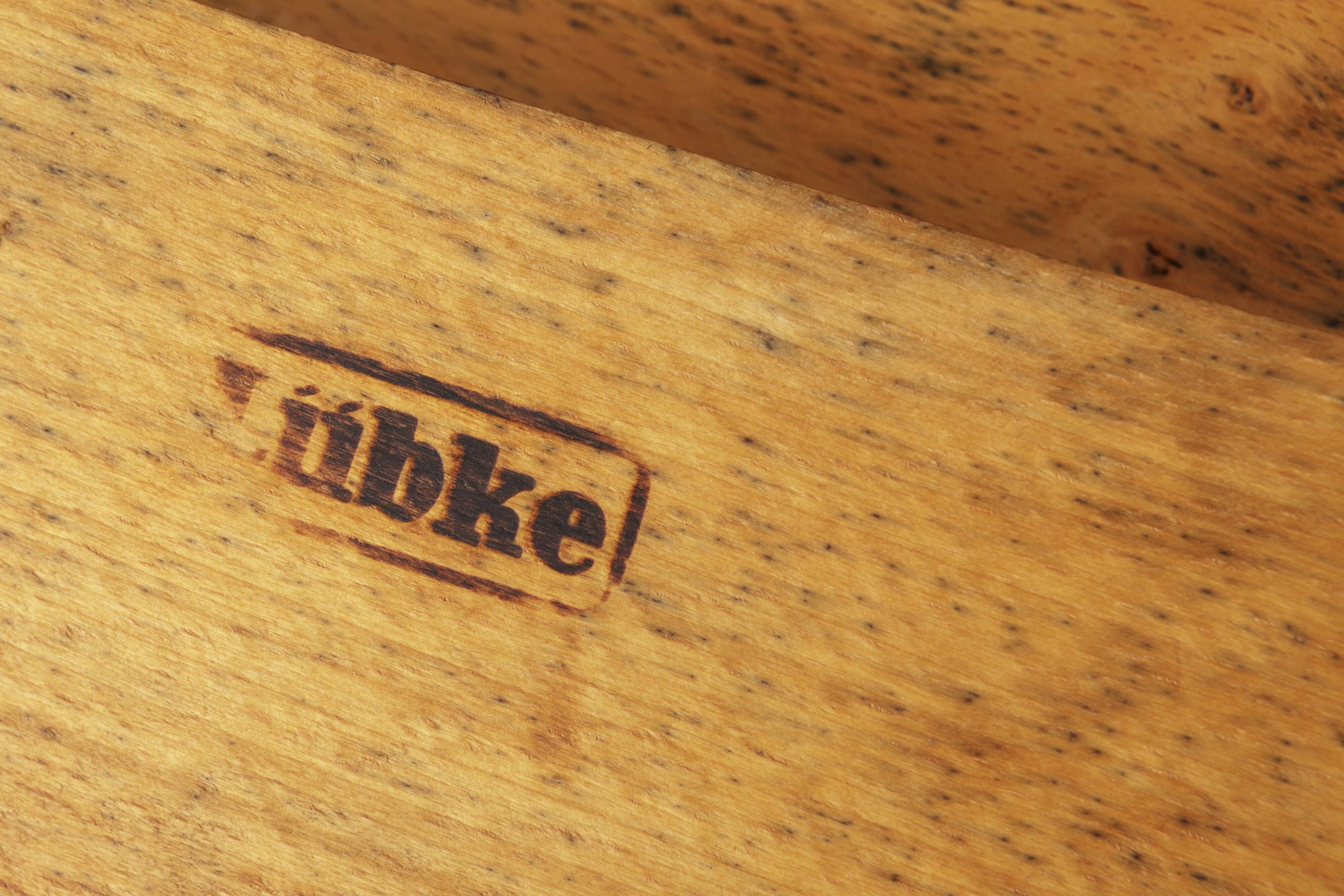 Pair Lübke Chairs 1950s Vintage Germany