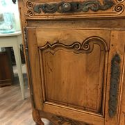 Former Louis XV cherry buffet says 2 doors era at the very beginning of the 19th century