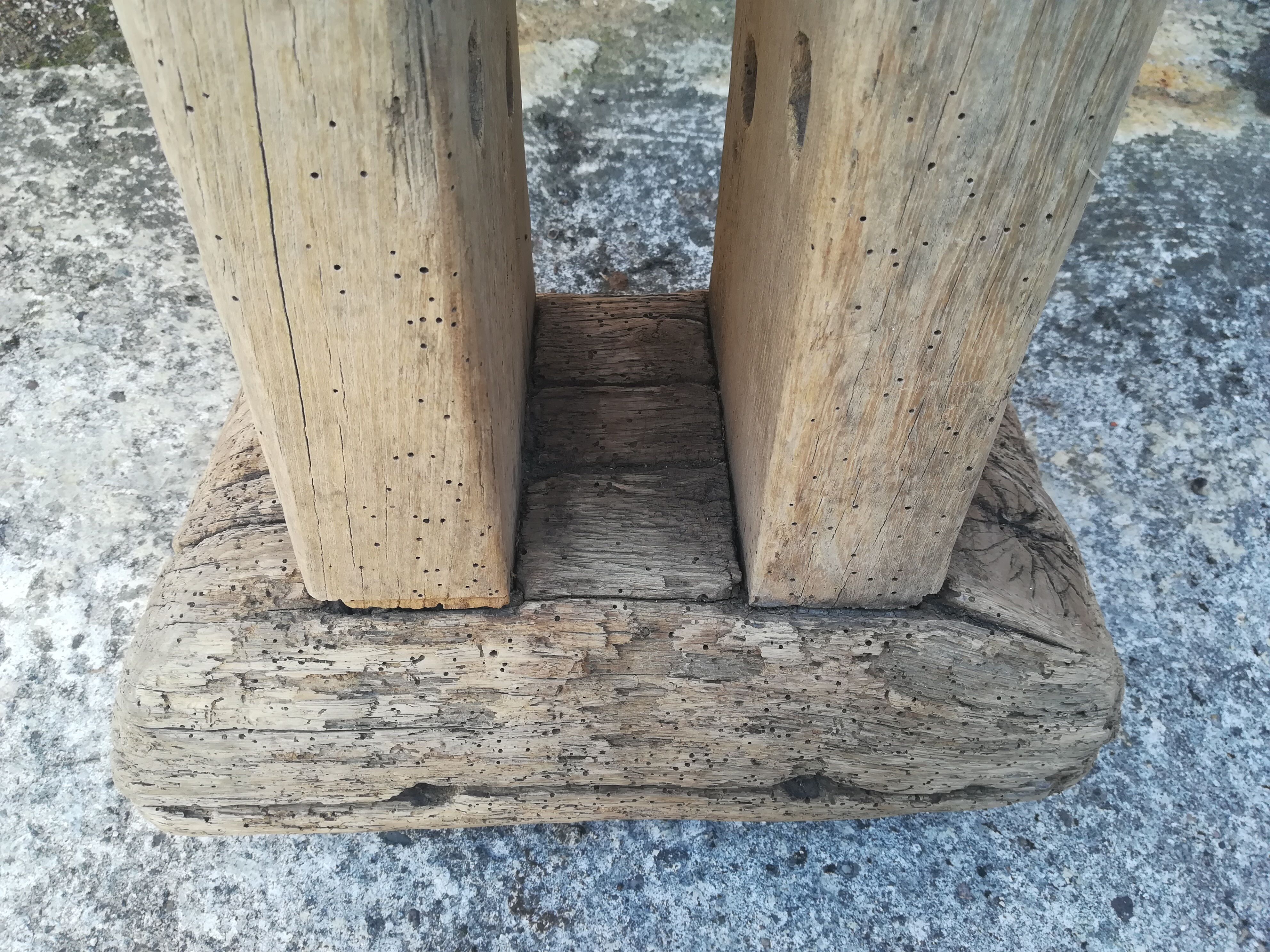 Wooden column