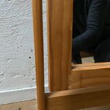 Large wooden standing mirror
