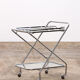 Vintage trolley nice chrome or bar cart, 1960 France.
