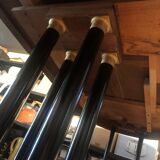 Table - pedestal table with 3 extensions: 4-10 people