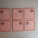 Nappe ancienne & ses 6 serviettes de table