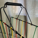 Scoubidou magazine rack, 1960s