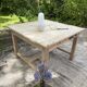 Table bois carré / Table à manger / table de boulanger