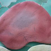 Set of 3 handmade raku ceramic trivets.