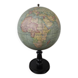 Old terrestrial globe Girard Barrère & Thomas