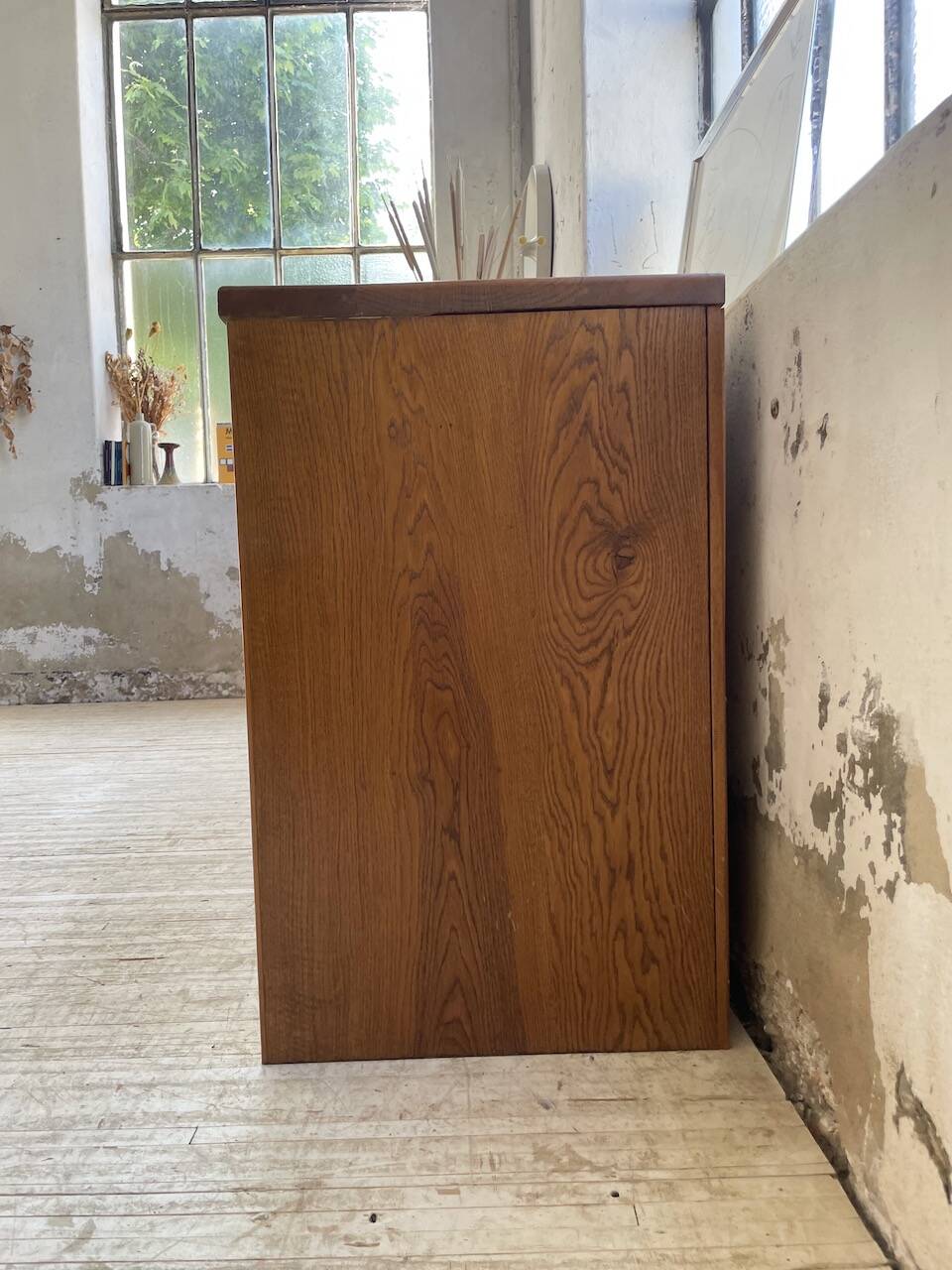 XXL golden oak craft furniture from the 50s