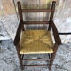 High chair baby wood & mulched seat