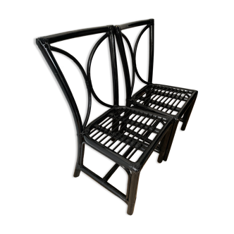 Vintage bamboo chair