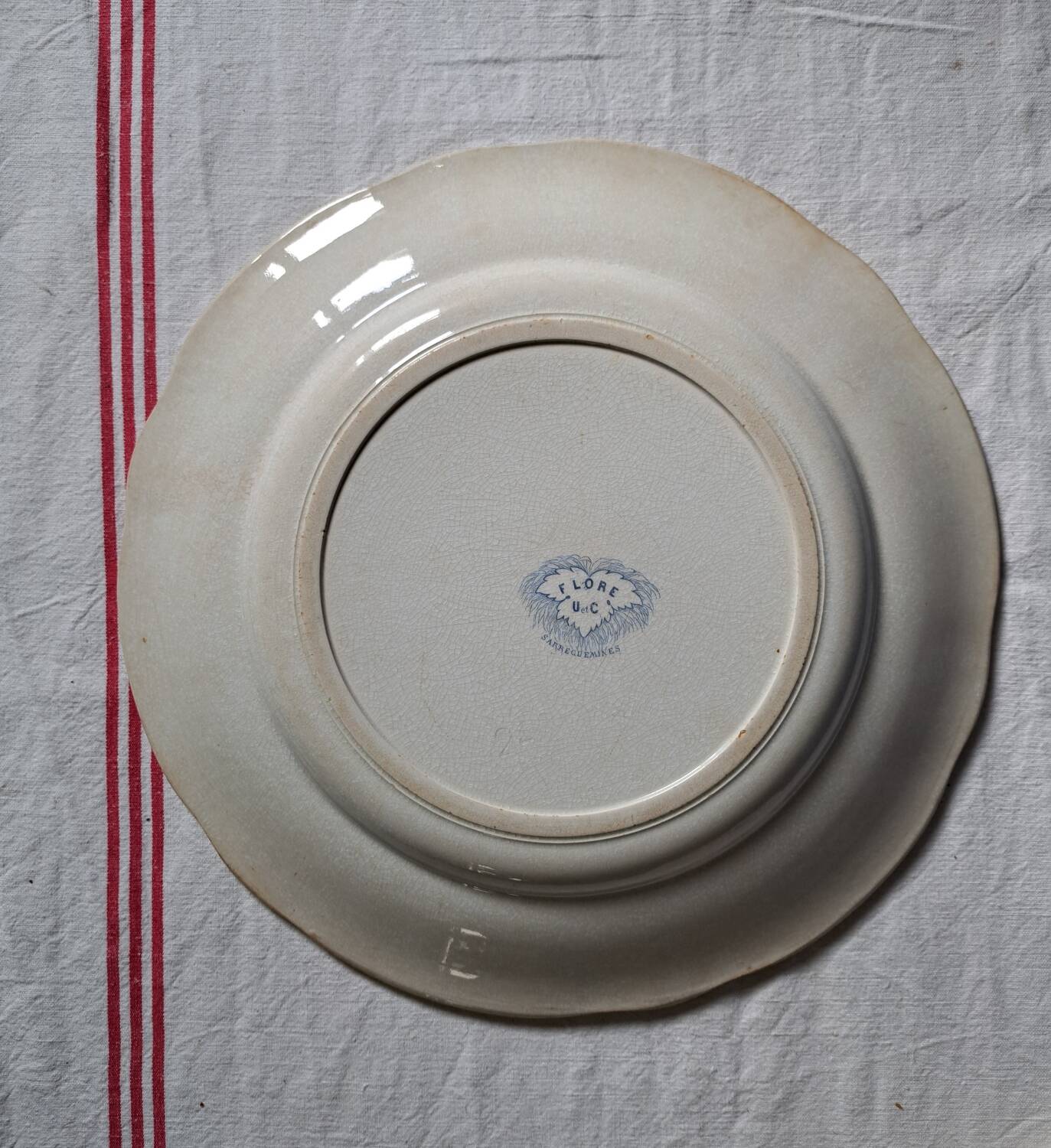 Large ironstone pattern platter