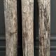 3 wooden folk art totems representing the three wise men, mid-20th century