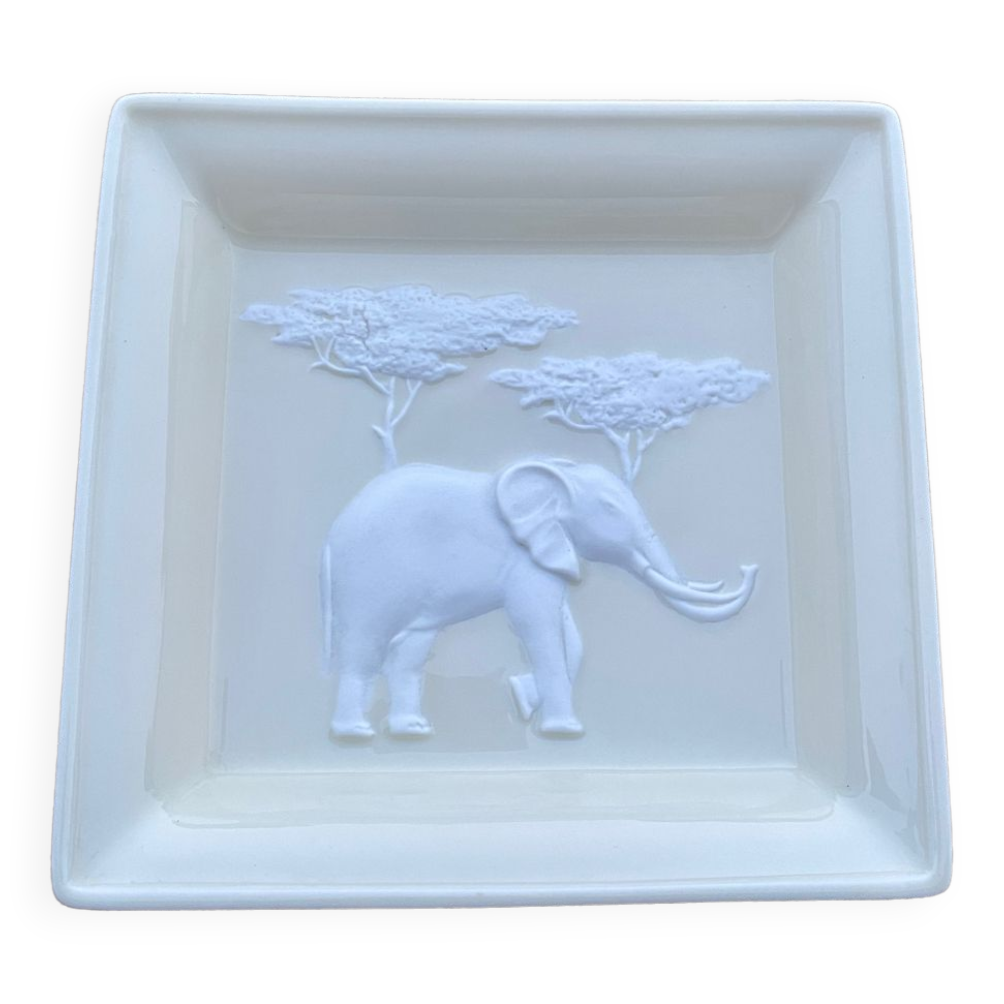 Reynaud Limoges porcelain cup Kenya decor