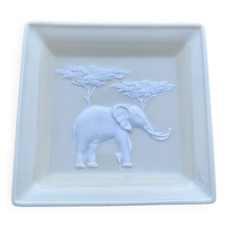 Reynaud Limoges porcelain cup Kenya decor