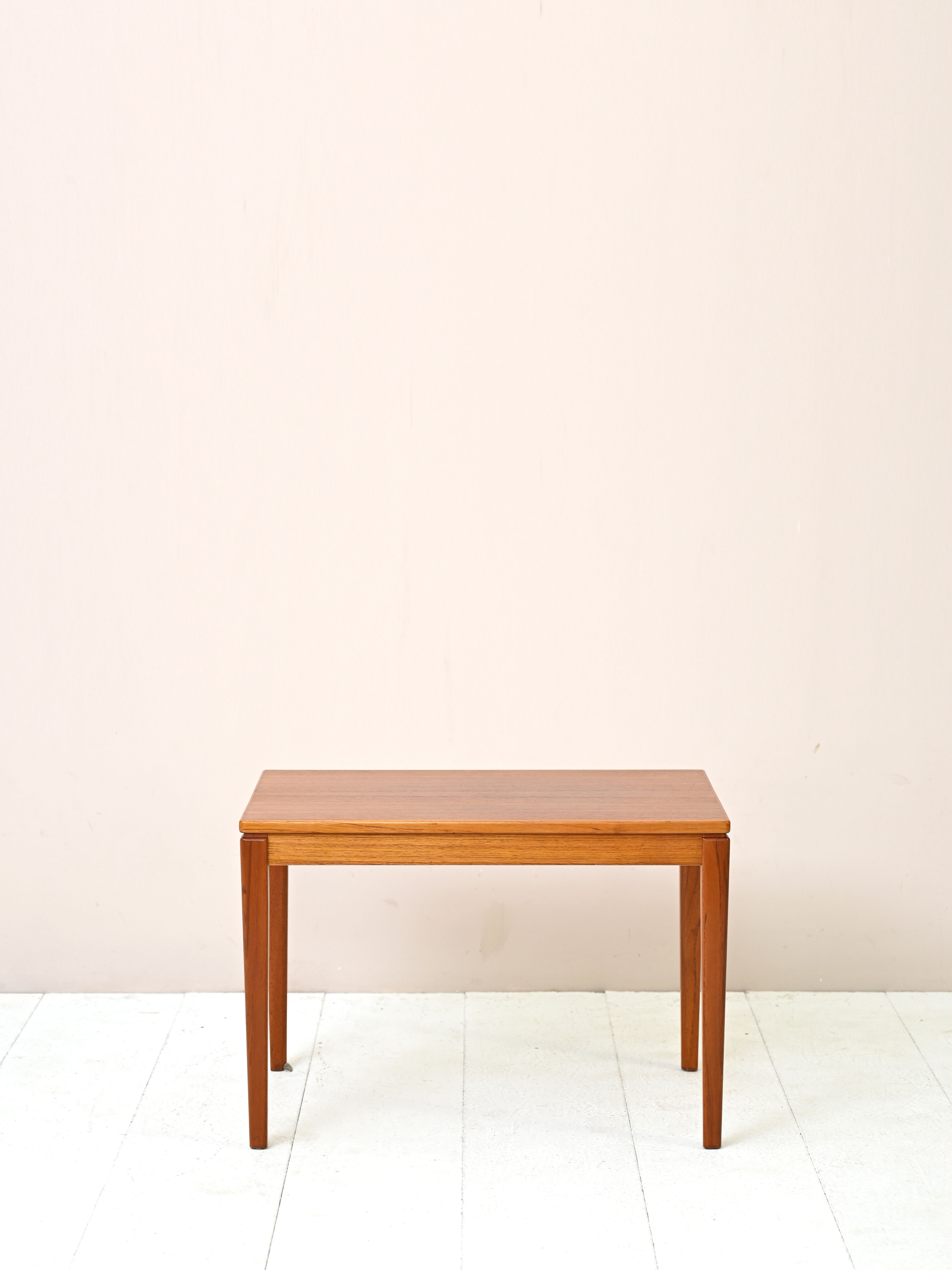 Nordic vintage teak wood coffee table