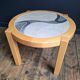 Vintage coffee table from Haslev Møbelsnedkeri, Kakkelborde series, me