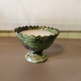 Bougie dans bol Tamegroute. Menthe
