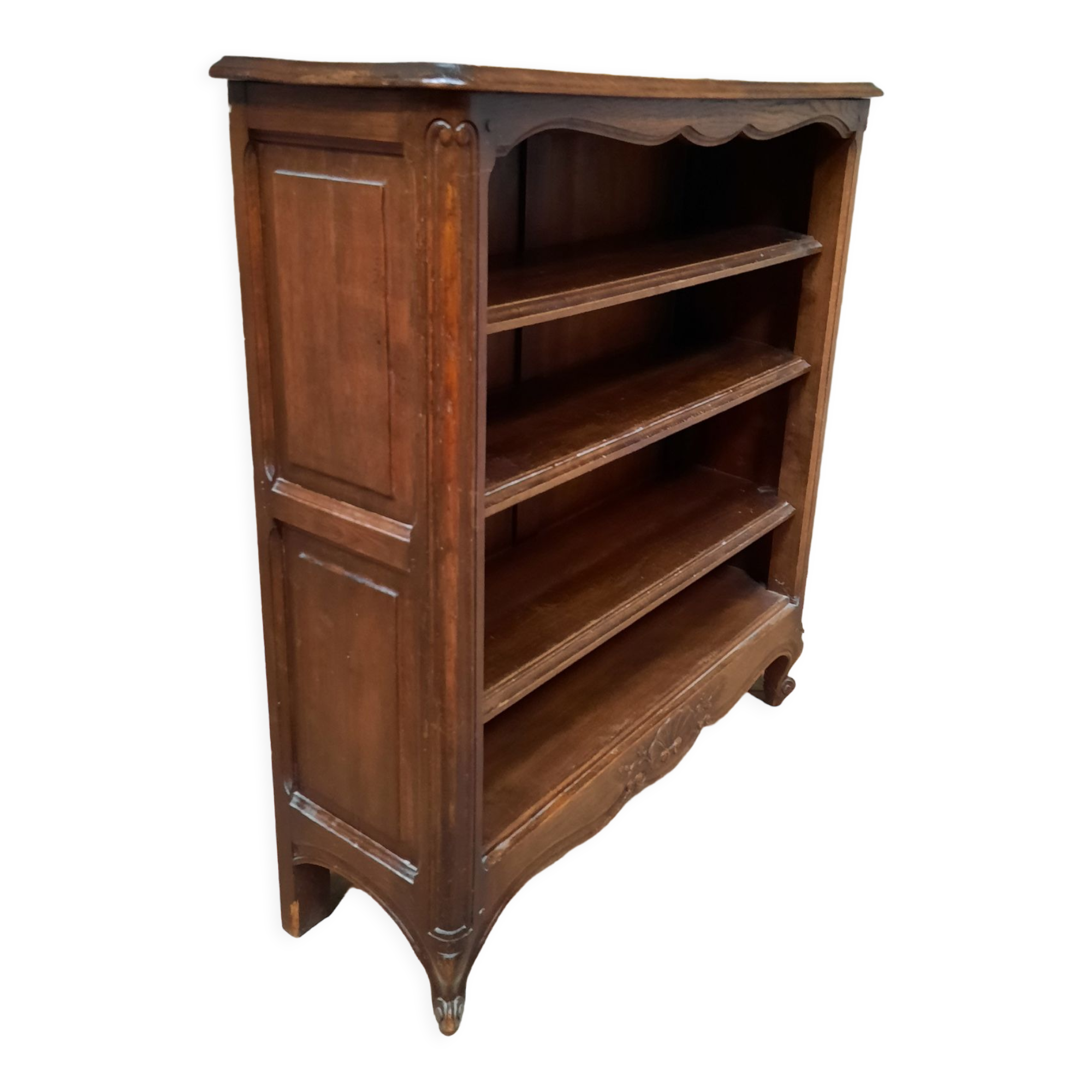 Etagere en chene style Louis XV