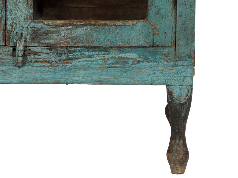 Blue glass buffet