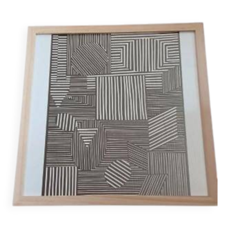 Victor Vasarely kinetic board 1973B