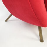 Mid Century Italian Sofa by Lenzi Nello 1954