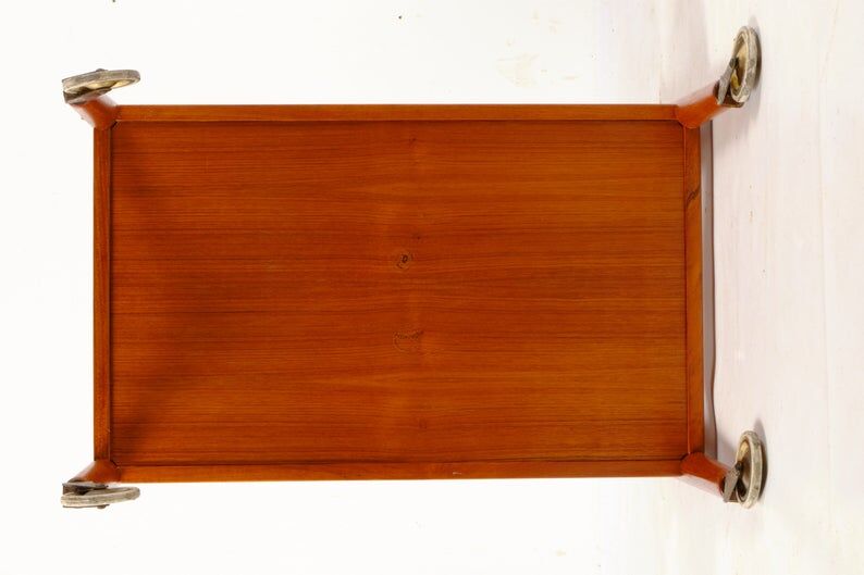 Tea cart with foldable table top Poul Jeppesen Denmark circa 1965