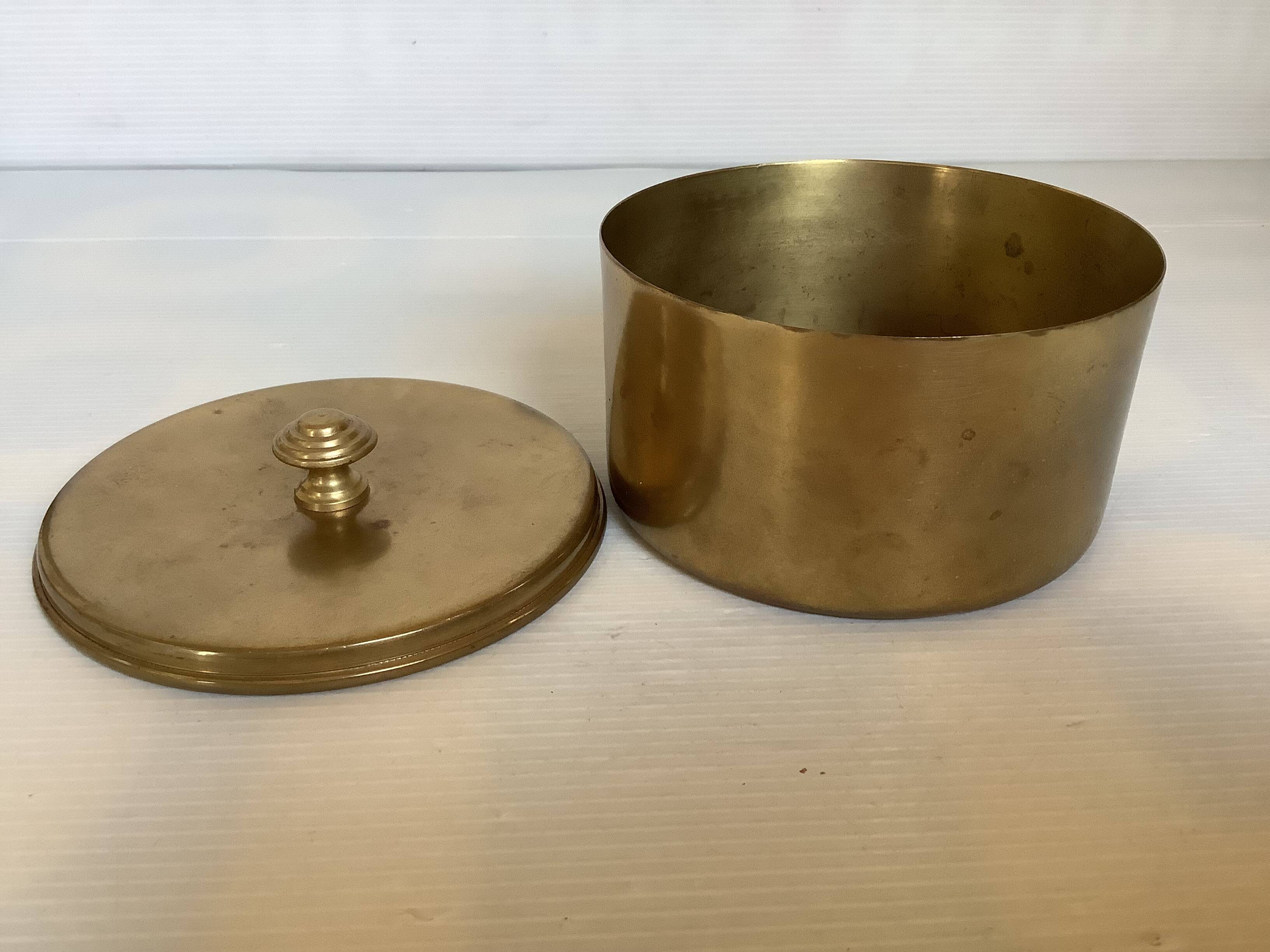 Brass catchall box