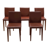 Set of 5 design chairs by Protis