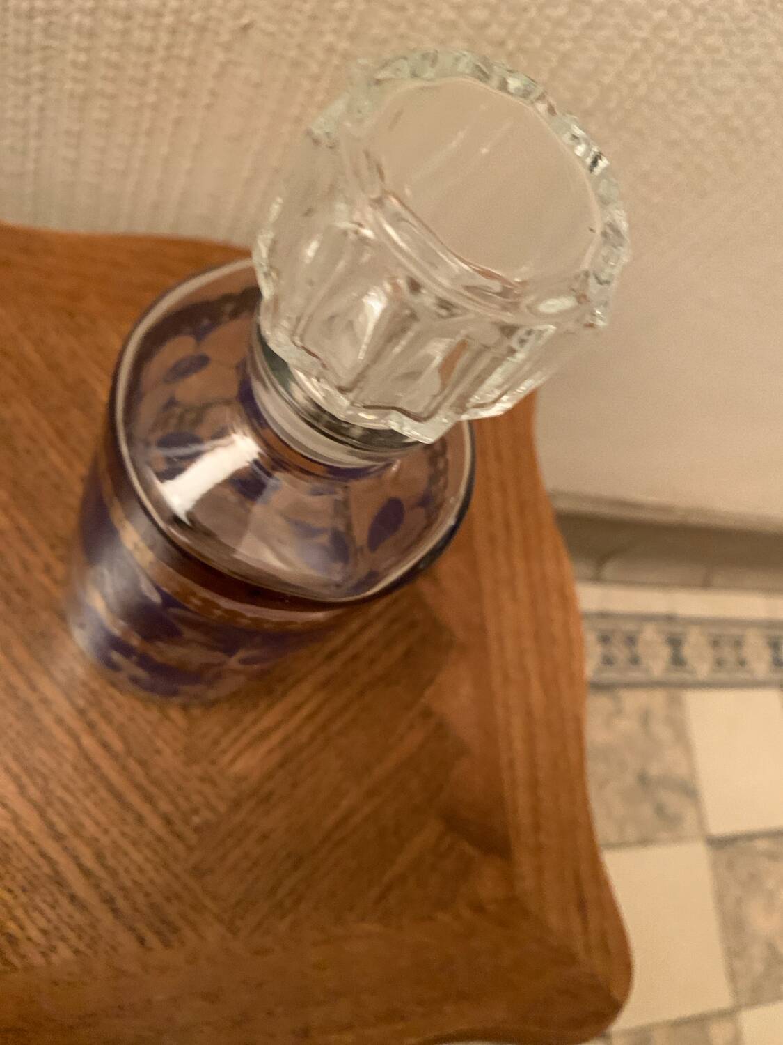 Carafe à liqueur vintage