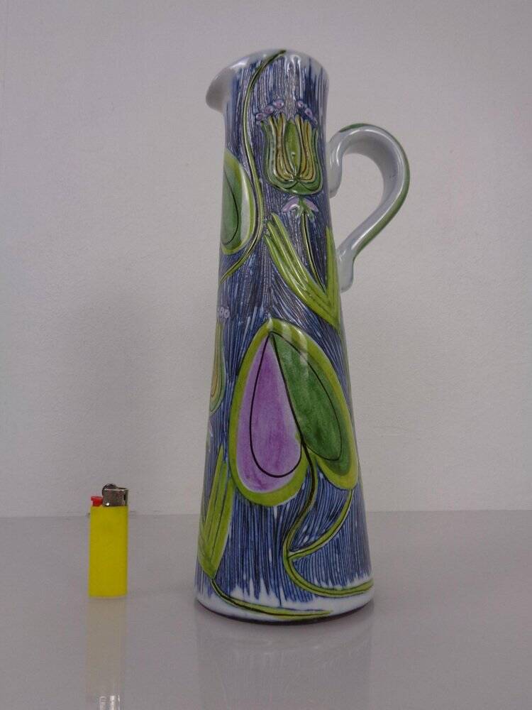 Studio ceramic jug from Laholm Keramik, Sweden, 1960s