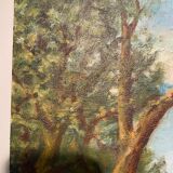 Tableau ancien, paysage, signé, début XX siècle