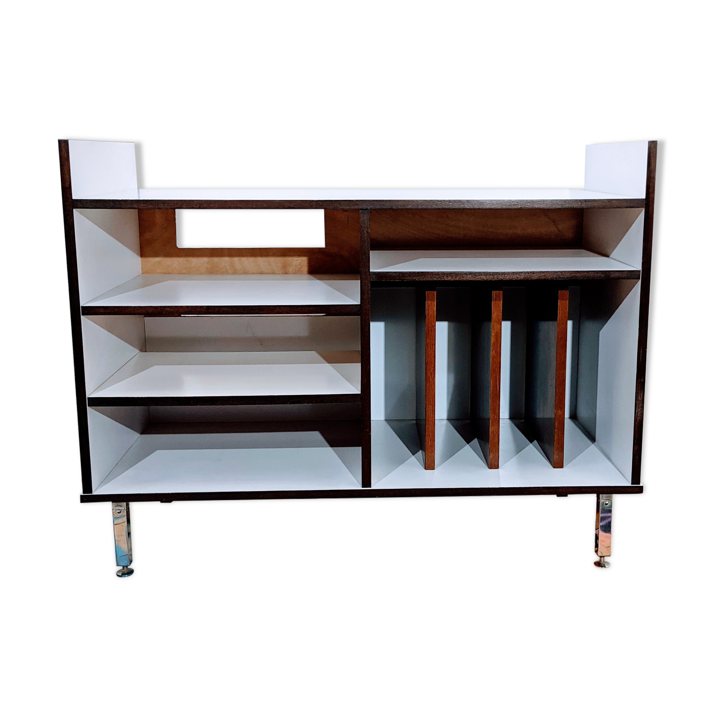 Vintage furniture hifi turntable / sideboard wood storage