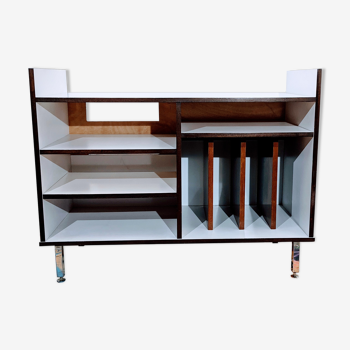 Vintage furniture hifi turntable / sideboard wood storage