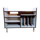 Vintage furniture hifi turntable / sideboard wood storage