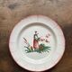 Lot de 4 assiettes 18ème – Faïence des Islettes – Décor chinois polychrome