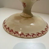 Opaque porcelain compote from Gien thistles