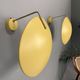 Bruno Gatta for Stilnovo - Model 232 Wall / Ceiling Lamps, Italy, 1962. Set of 2 pieces
