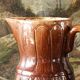 Large modernist glazed earthenware jug, 1950s