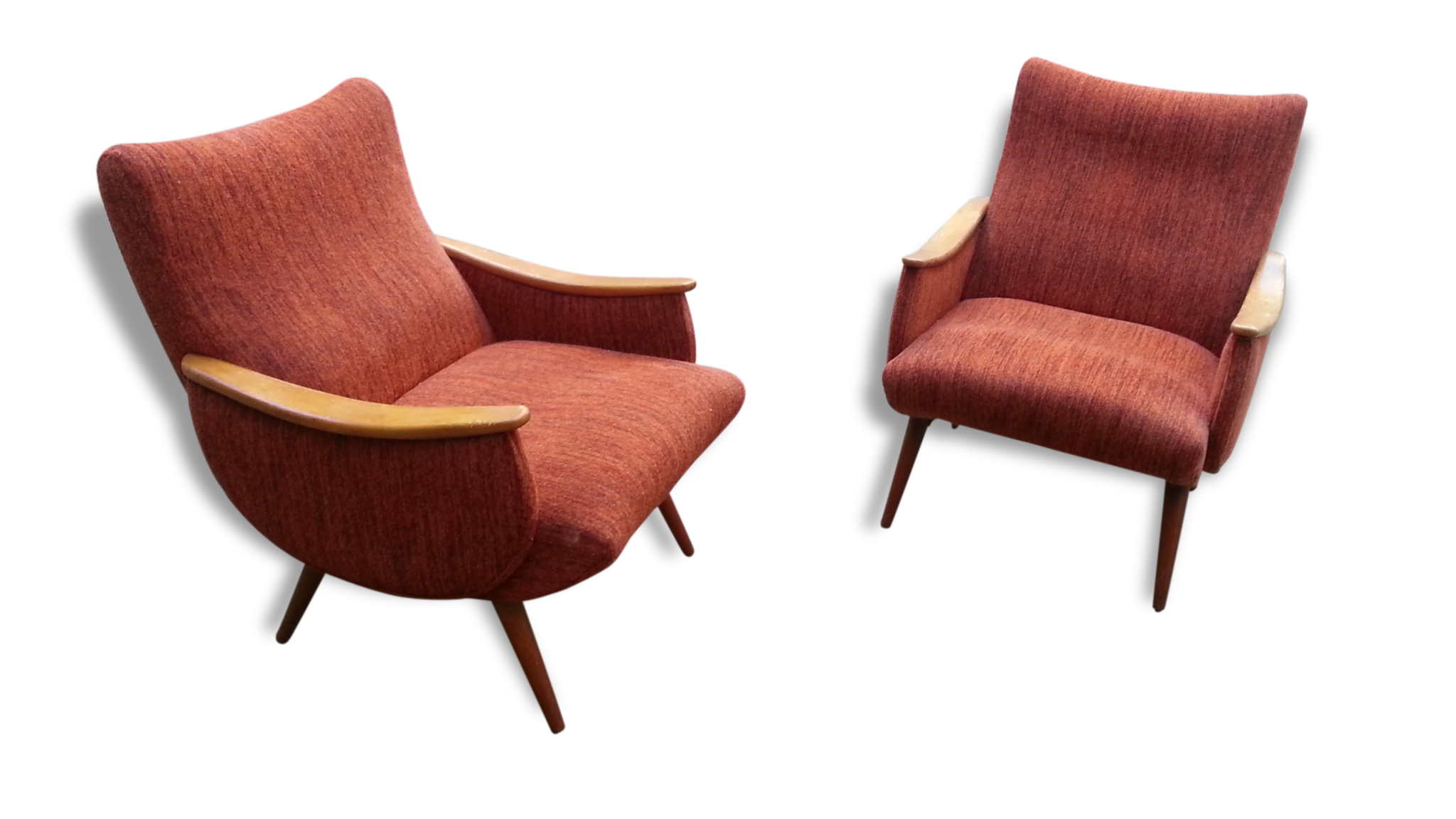 Chair 50s vintage Red