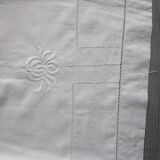 Antique embroidered pillowcase: 72x72cm