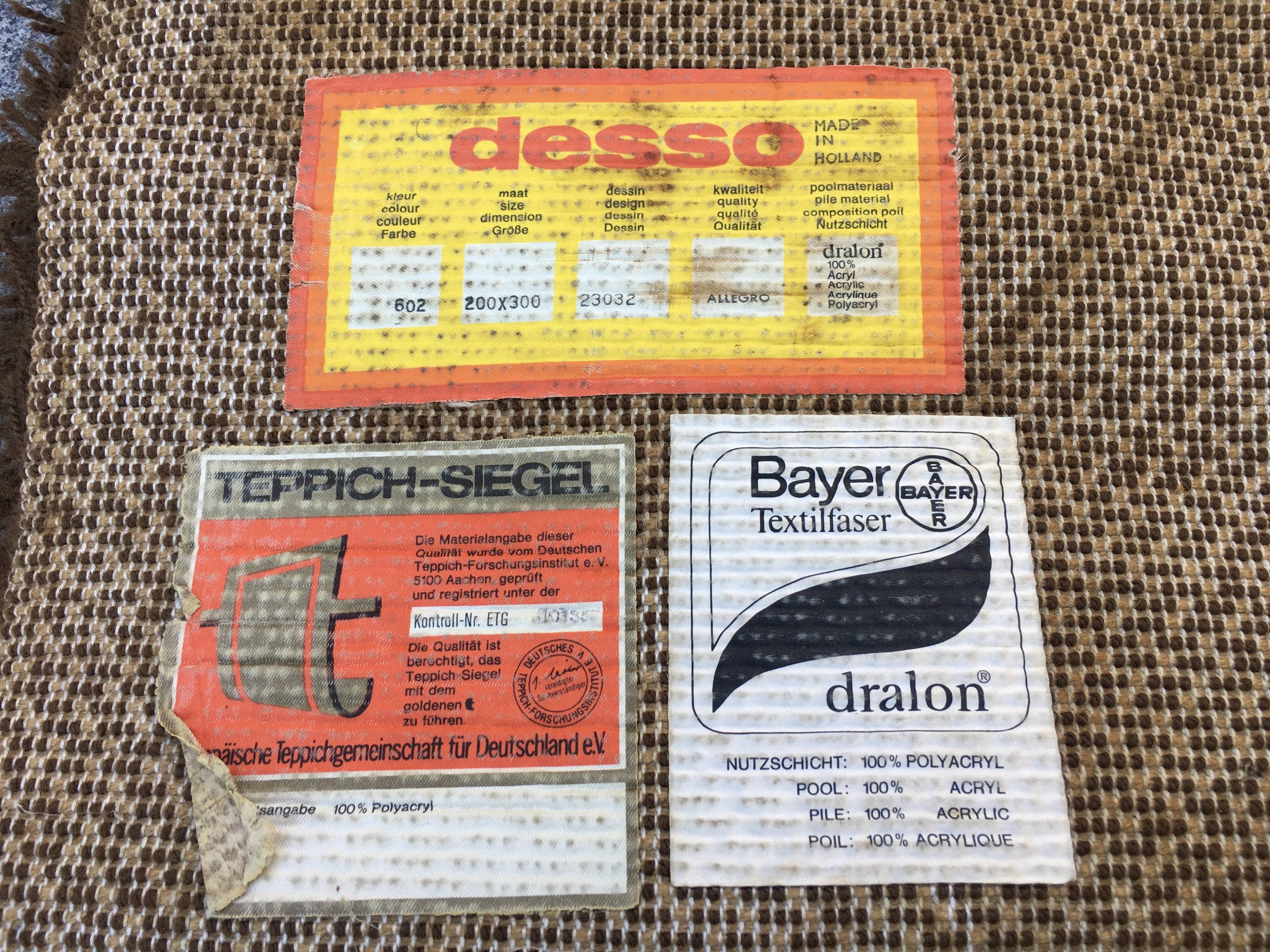 Desso carpet, Holland 70s