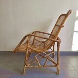 Vintage rattan armchair 1960