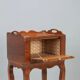 Nightstand in walnut, late 19th century.