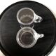 Baccarat pompadour 2 tea glasses crystal