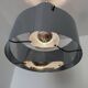 Chrome metal chandelier, Italian design, 70s