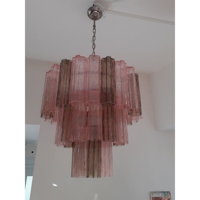 Italian Murano Style Glass Sputnik Chandelier, Set of 2 or Pair of Chandeliers