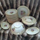 11 antique deep plates L'Amandinoise